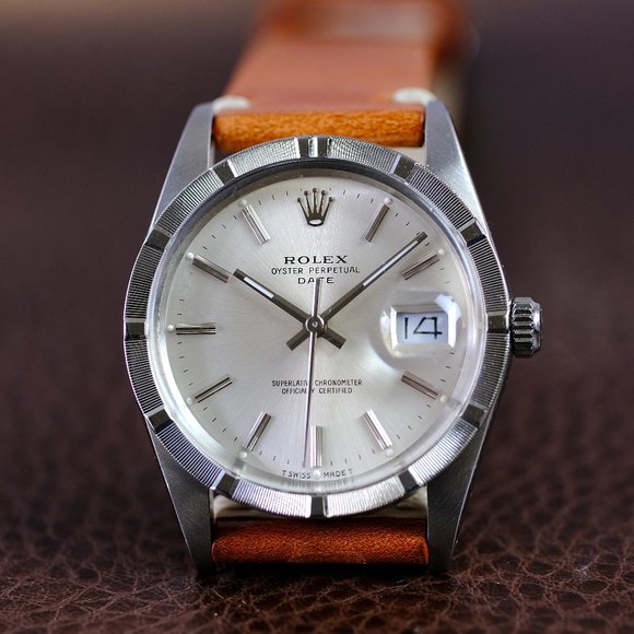 Rolex Oyster Perpetual Date 15010 Silver Dial - Picture 1 of 6